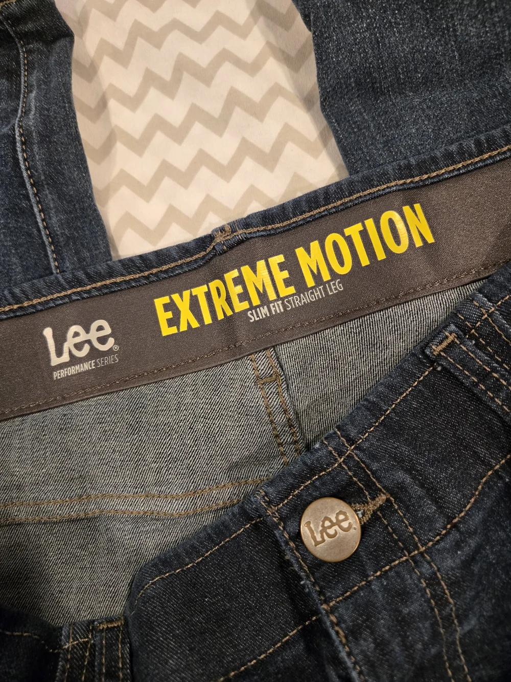 *Lee* Extreme Motion Men's Dark Blue Jeans